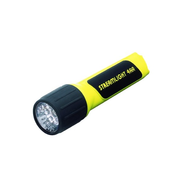 4AA LED W/WHITE LEDS W/OUT BATTRIES-YELL